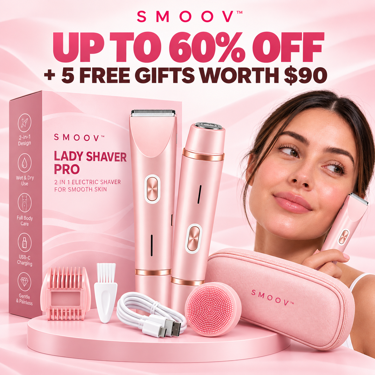 Smoov™ Lady Shaver Pro