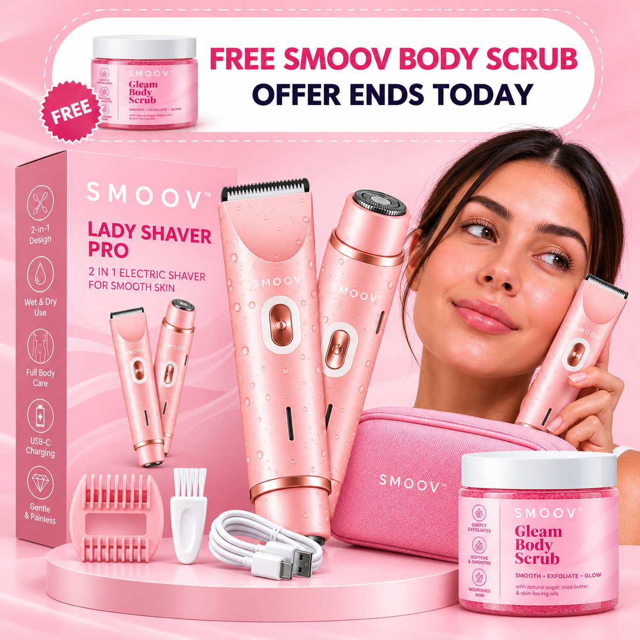 Smoov™ Lady Shaver Pro