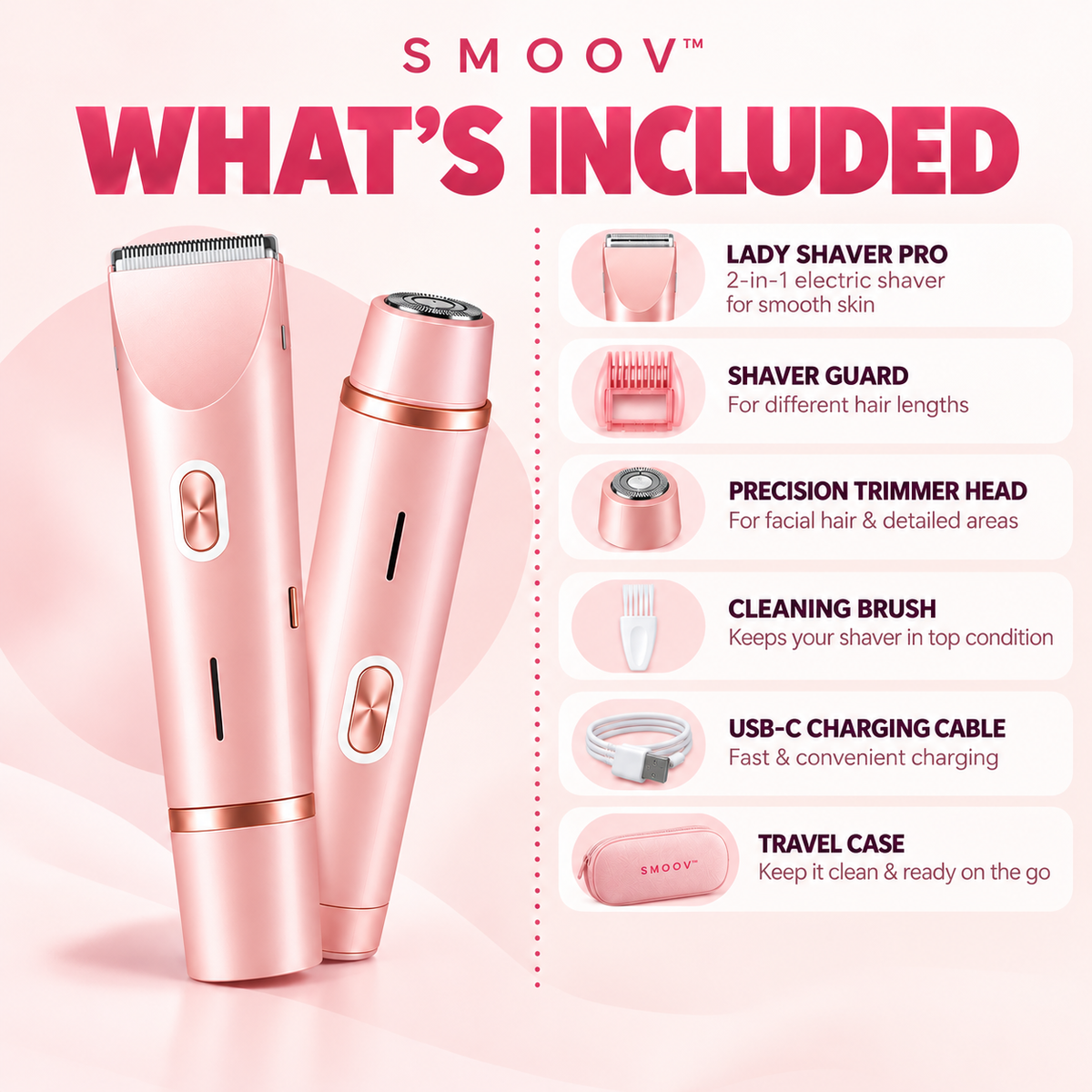 Smoov™ Lady Shaver Pro