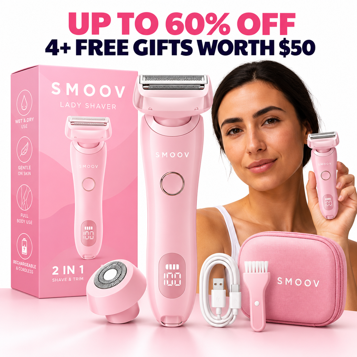 Smoov™ Lady Shaver Pro 2.0
